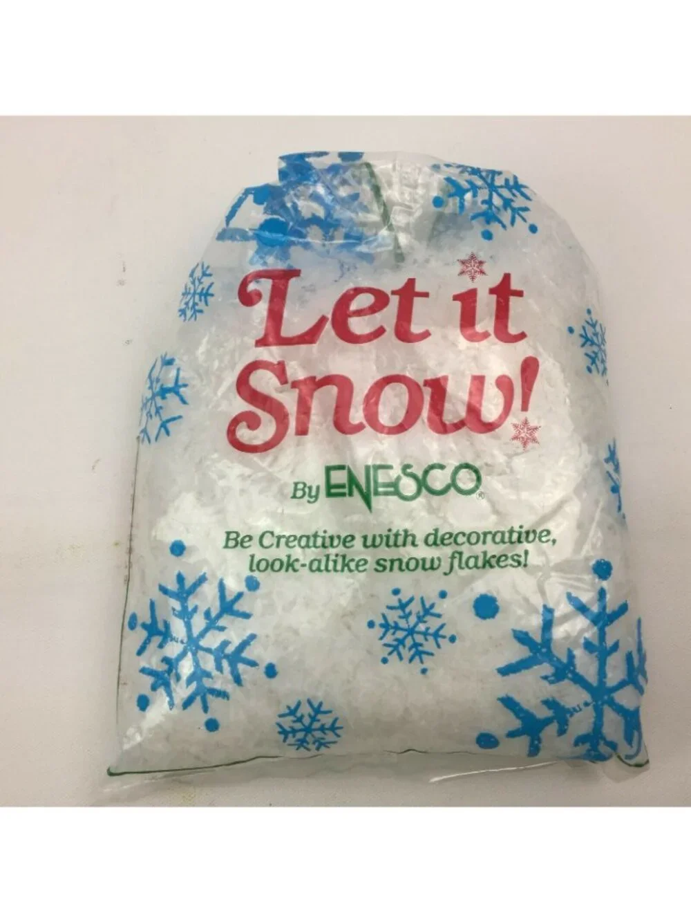 Let It Snow By Enesco Snow With Glitter Confetti Winter Creative Decoration